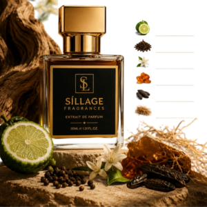 Síllage Fragrances Extrait de Parfum – Herrenduft-Flakon mit natürlichen Inhaltsstoffen