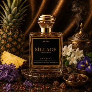 Síllage Aksan Extrait de Parfum – Flakon mit Ananas und Jasmin