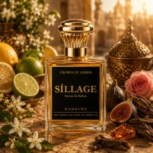 crown-of-amber.webp Síllage Crown of Amber Extrait de Parfum – Flakon mit Rose und Ambra