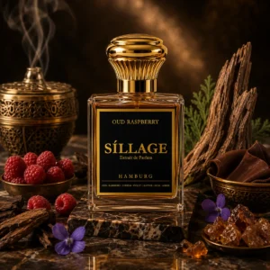 Síllage Oud Raspberry Extrait de Parfum – Flakon mit Oud und Himbeere