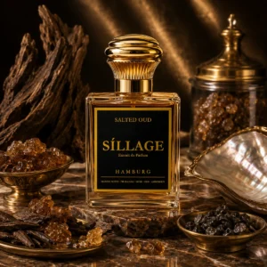 Síllage Salted Oud Extrait de Parfum – Flakon mit Meeresnote und Oud