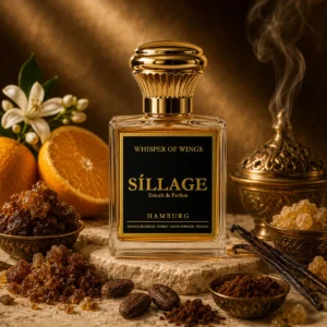 whisper-of-wings.webp Síllage Whisper of Wings Extrait de Parfum – Flakon mit Orangenblüte und Myrrhe
